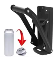 16 oz Metal Can Crusher, Heavy-Duty Wall-Mounted Smasher for Aluminum