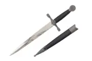 15" Medieval Excalibur Dagger with Silver Finished Pommel Design Handle