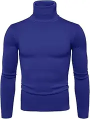Knitted Sweaters for Men Lightweight Thermal Pullover Sweater 2024 Fall Winter Slim Fit Basic Long Sleeve T Shirts