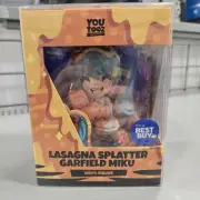 YouTooz Hatsune Miku Garfield Lasagna Splatter #557 Mint New Best Buy Exclusive