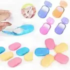 Portable Washing Slice Sheets Hand Bath Travel Scented Foaming Paper Soap