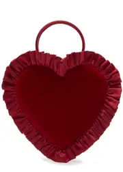 The Vampire's Wife The Heartbreaker Velvet top Handle bag - Red ONE SIZE