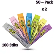 2 x Sqwincher 50x Qwik Stiks Sugar Free Hydration Powder - GYM -WORKSITE- SPORT