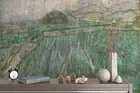 3D Field Rain Wallpaper Wall Mural Removable Self-adhesive 108