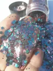 Custom Mix polyester glitter mix 2 oz. comes in a shaker bottle!