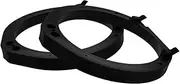 Alipis 1 Pair Durable Plastic Speaker Spacer Rings for Car Audio Front Door Speakers Easy Install Mounting Bracket for Upgrading Vehicle Audio System