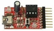 Tiny Arduino Board with mini-USB, 0.1" Pitch Pins, ATtiny85