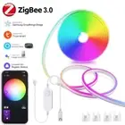 1-5M USB Zigbee 3.0 RGB Neon LED Strip Lights Tuya Zigbee Waterproof Dimmable Fl
