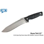 【ANGEL 精品館 】COLD STEEL RAZOR TEK 黑GFN柄直刀4116鋼 (磨光處理)65RZR