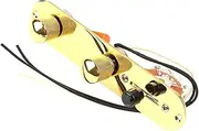 ERINGOGO Loaded Control Plate for Guitar Way Control Plate Wiring Harness with Replacement Potentiometer
