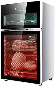 Multifunctional Home Disinfection Cabinet, Small Desktop Vertical Office Tableware High Temperature Disinfection Storage Cabinet