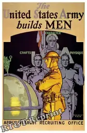 Wall Art / Photograph WWI US Army War Poster Year 1918 11x14