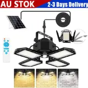 168LED Solar Pendant Light Outdoor Indoor Solar Powered Motion Sensor Shed Light