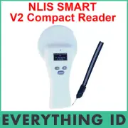 NLIS SMART V2 COMPACT READER CATTLE LIVESTOCK EAR TAG & DOG MICROCHIP HDX FDX-B