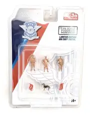 AMERICAN DIORAMA 1:64 INDONESIA POLISI POLICE DIECAST FIGURES SET AD76460 chase