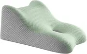 WeiLaiKeQi Versatile Bed Wedge Cushion for Sleeping, Watching Movies, and Exercise, Green, as described