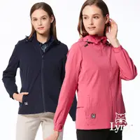 在飛比找PChome24h購物優惠-【Lynx Golf】女款防潑水保暖舒適內刷毛風衣造型山貓膠