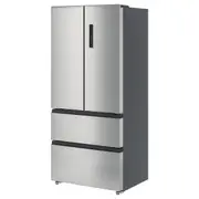 VINTERKALL French door fridge/freezer, IKEA 700 freestanding/stainless steel, 341/171 l