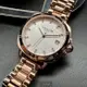 COACH 蔻馳女錶 34mm 玫瑰金圓形精鋼錶殼 銀白色簡約, 中三針顯示, 鑽刻度錶面款 CH00196