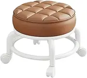 STARTIST Low Roller Seat Stool Universal Swivel Casters Kids Women Movable Mini Stool Swivel Chair for Barber Shop Living Room Kitchen, Coffee