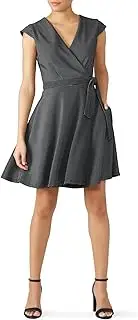 [Slate & Willow] Rent The Runway Pre-Loved Striped V-Neck Wrap Dress