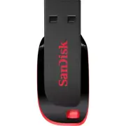 SANDISK FD16GBSD 16Gb USB 2.0 Flash Drive Cruzer Blade Cz50 Storage Capacity: