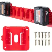 5x Battery Holder Mount For Milwaukee 18V Battery Dock Holder Base Bracket