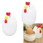 2x Microwave Eggs Cooking Home Kitchen Cooker Egg Boiler Chicken Shaped