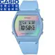 【CASIO 卡西歐】卡西歐酒桶型多彩膠帶電子錶-藍色(LW-205H-2A)