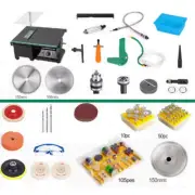 Multifunction Home Jewelry Polishing Machine 950W Rock Polisher Bench Buffer Set
