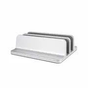 Aluminum Vertical Laptop Stand Desktop Holder Space Save Shelf For Macbook iPad
