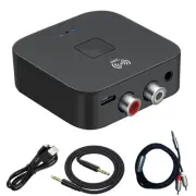 5.0 Bluetooth Audio Receiver，NFC Bluetooth Audio Rdapter，3.5mm AUX or RCA inp...