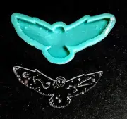 Shiny Constellation OWL Etched SILICONE Mold - Resin Clay - Galaxy Stars Charms