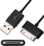 1M Replacement 30 Pin USB Charger Charging Cable Cord Compatible with Samsung Galaxy Tab Tablet P1000 P7500 P7510 P7310 P7320 P7320T P3110 P6200 P6800 P7100 Galaxy Note 10.1