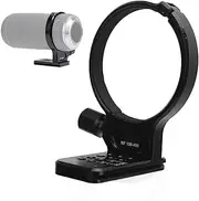 Lens Tripod Mount Ring for Arca Port, Tripod Mount Ring, Aluminum for RF 100 to 400mm F/5.6 8 is USM Lens Collar Support Bracket Holder for Arca Port