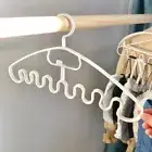 Organizer Plastic Clothes Rack Storage Hangers Wave Clothes Hanger Tie Hanger