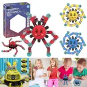 Fingertip Spinner Toy Transformable Fingertip Spin Toys Creative Light Up CurRo