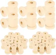 jojofuny 100pcs Yarn Bobbins Thread Spools for Sewing DIY Crafts Knitting Weaving Efficient Spool Storage Rack Prevents Thread Entanglement for Home Use