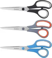 8.5-Inch Multipurpose Scissors 3-Pack - Ultra Sharp Blades for Home & Office Use