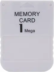 Wisoqu for PS1 Memory Card, High Speed 1 Mega Video Game Console Memory Card Compatible with PS 1 Classic Game Systems (1 Piece)