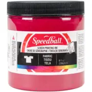 Speedball Fabric Screen Printing Ink 8oz-Process Magenta
