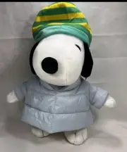 Snoopy Plush Puffer Jacket 2023 Peanuts Christmas Holiday TikTok Stuffed Animal
