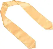 [FRCOLOR] Unisex Graduation Stole Sash Elegant Plain Satin Sash for Bachelor Attire Reusable and Washable Design Fits All for Graduation Ceremonies and Celebrations