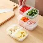 Transparent Fridge Storage Box Plastic Food Drain Basket Kitchen