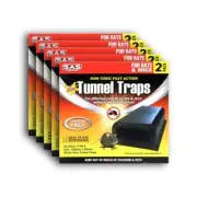 10PK Pest Control Mouse Rat Tunnel Traps SAS Disposable Strong 15 x 8.5cm