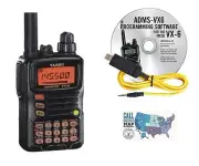Yaesu VX-6R Tri-Band Hand-Held Radio with RT Systems Prog. Software/Cable Kit