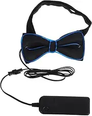 [TINEASUR] Party Bow Tie Christmas Bowties Men Couple Card Games Photo Christmas Glow in The Dark LED Tie Novelty Bow Tie Sequin Bow Tie Boys Clothing Toy Neck Accessories Man Red