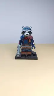 Custom Lego Rocket Racoon Superhero Minifigure Collectible