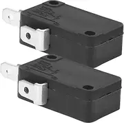 Generic Universal Microwave Oven Part 2 Normally Open Micro Switch for Microwave Replacement Home Appliance Normally Open