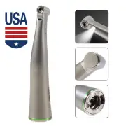 SANDENT Dental Fiber Optic Endo Handpiece 8:1 Rotary File Contra Angle Push Mini